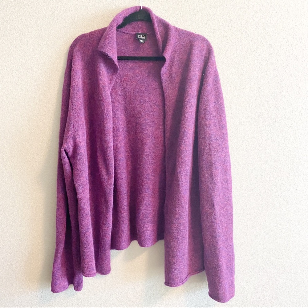 Eileen Fisher Italian Yarn Wool Cardigan